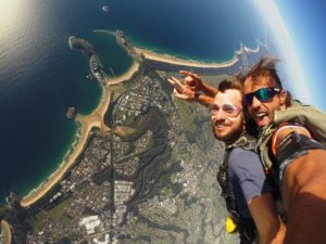 tandem skydiving coffs harbour