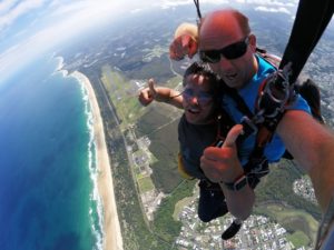 tandem skydiving coffs harbour