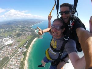 tandem skydiving coffs harbour