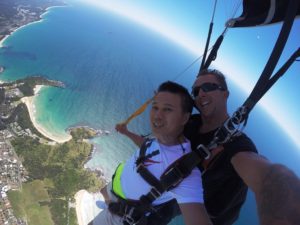 Tandem skydiving coffs harbour