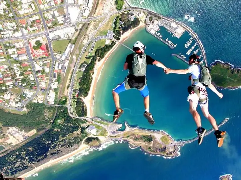 Perfect safety record sky diving Australia